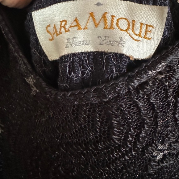Sara Mique Gorgeous Blue Evening Gown NWT - Picture 2 of 6